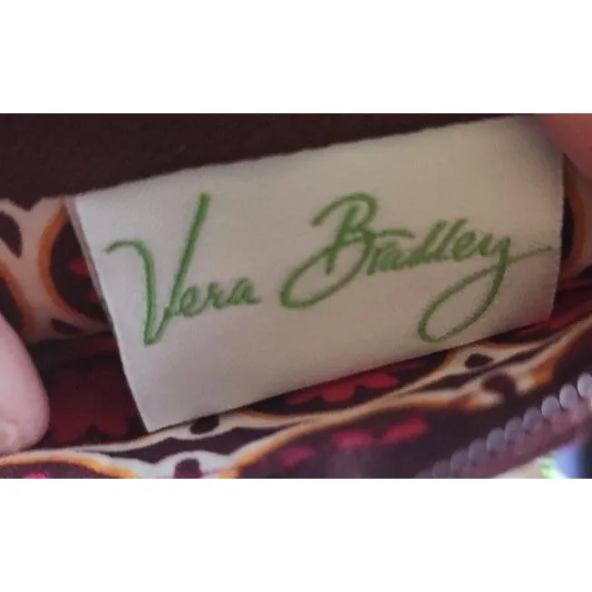 Vera Bradley Zip ID Case Womens‎ Multi-Color Carnaby Floral Keychain Clip Travel - Image 3