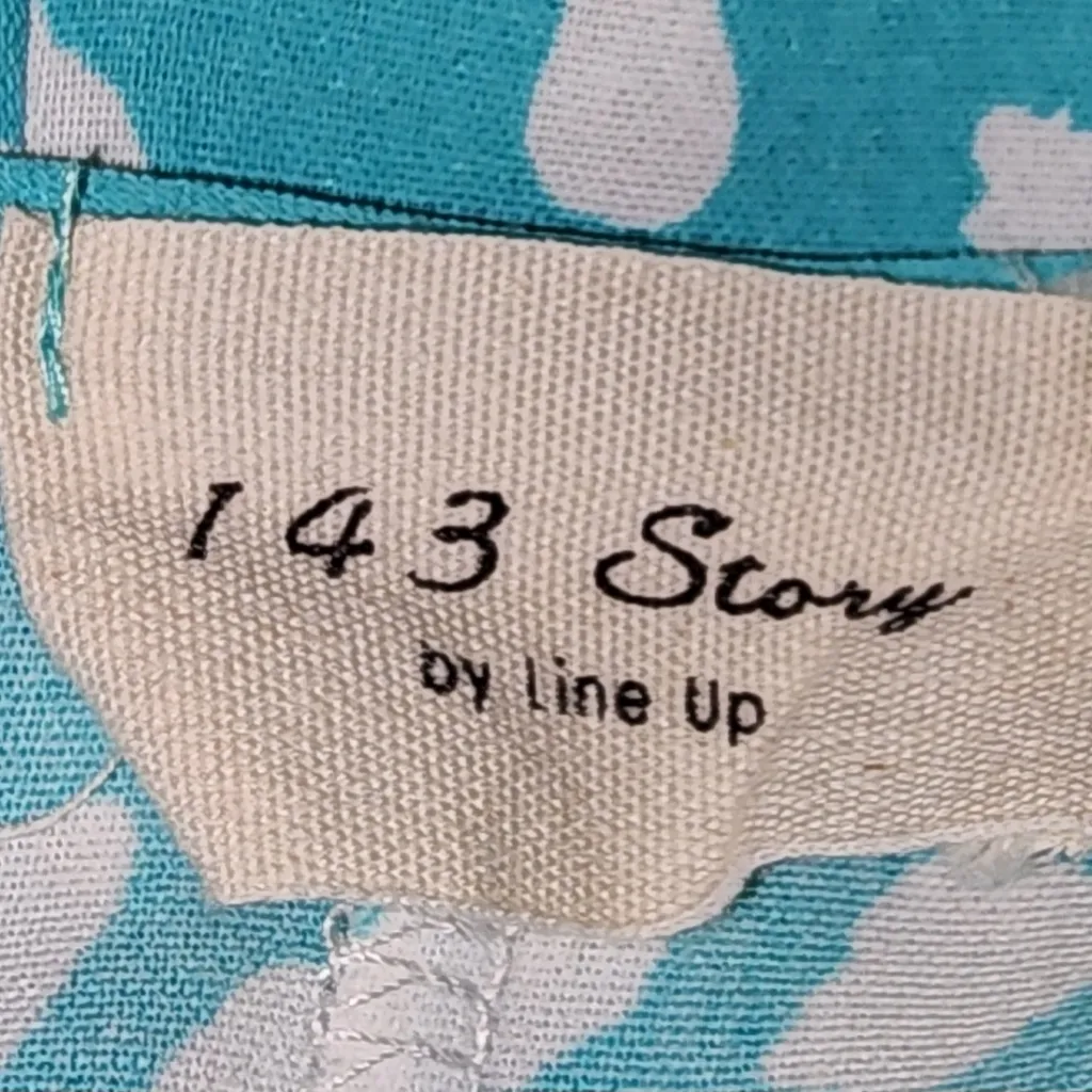 143 Story by Line Up Short Sleeve Blouse Size Large - Image 3
