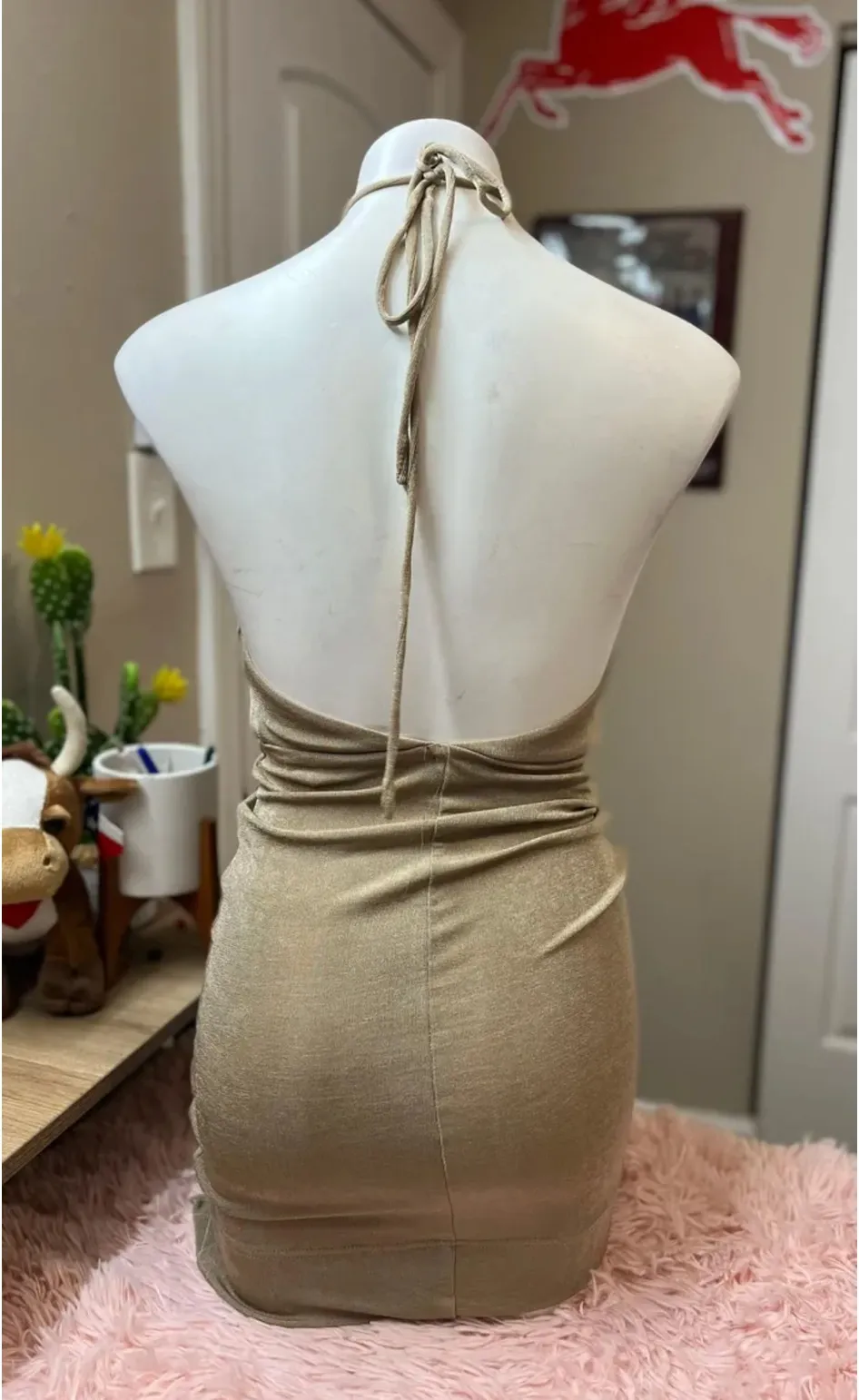 Mable gold dress - Image 3