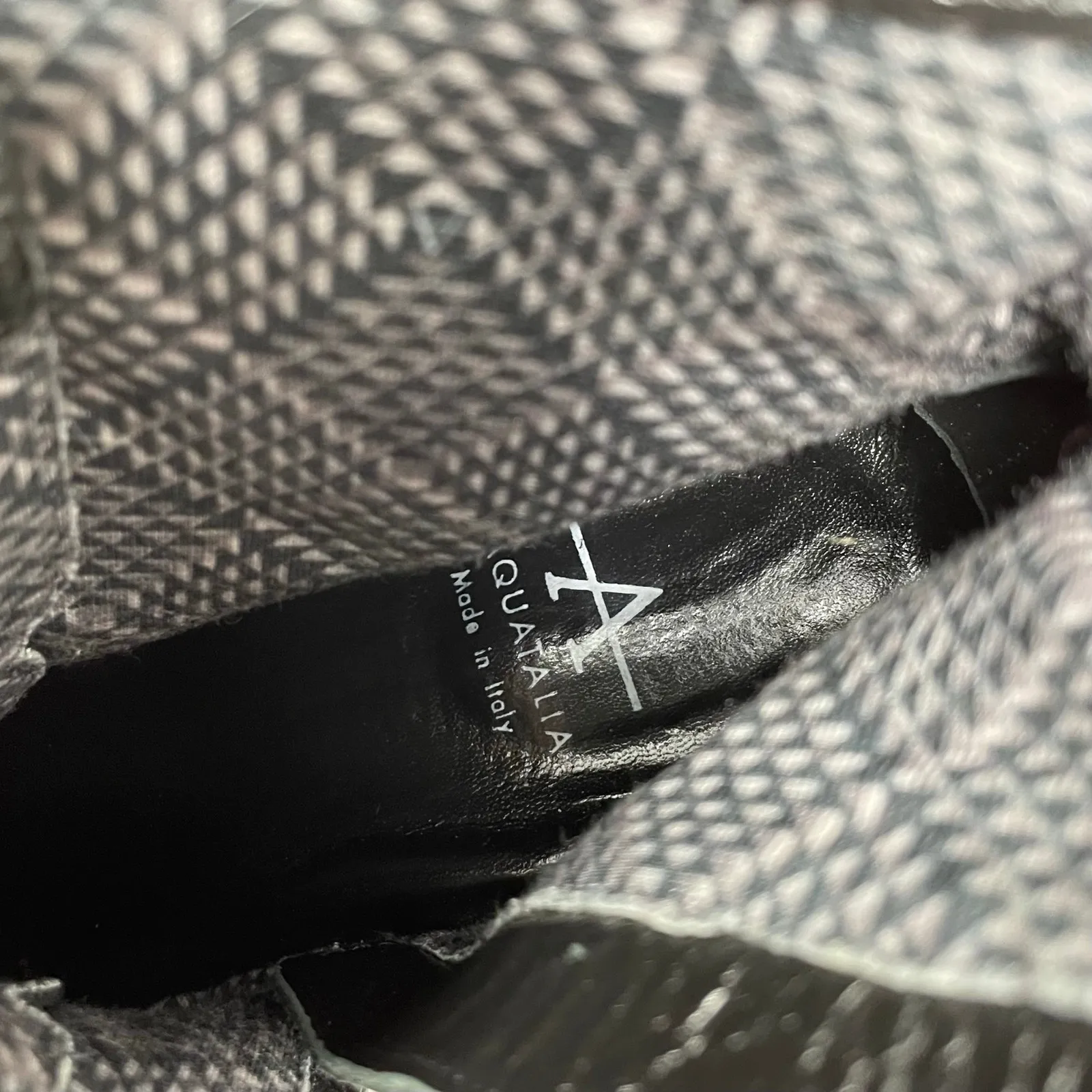 Aquatalia Isotta Black Suede Waterproof Block Heel Lug Ankle Booties Boots 9.5 - Image 12