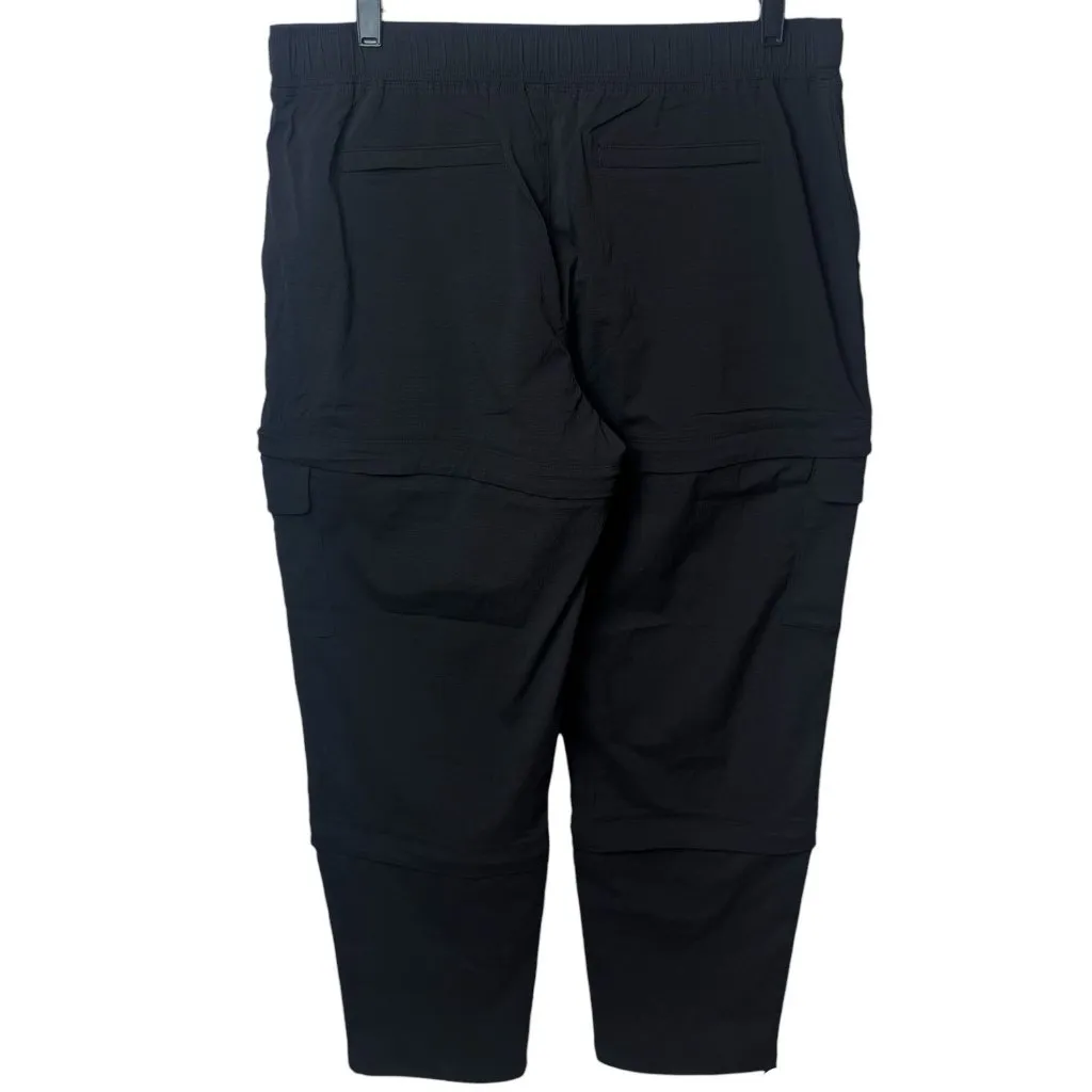 Athleta Black Cargo Crop Pants Stretch Utility Outdoors Camping Hiking 16 - Image 5