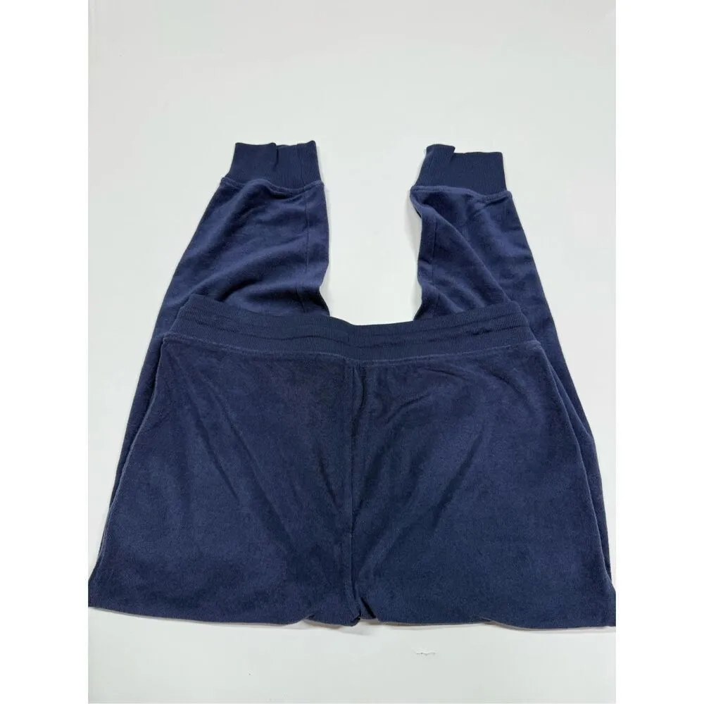 Encore by Idina Menzel Navy Blue Terry Jogger Size Petite Small NWOT - Image 7