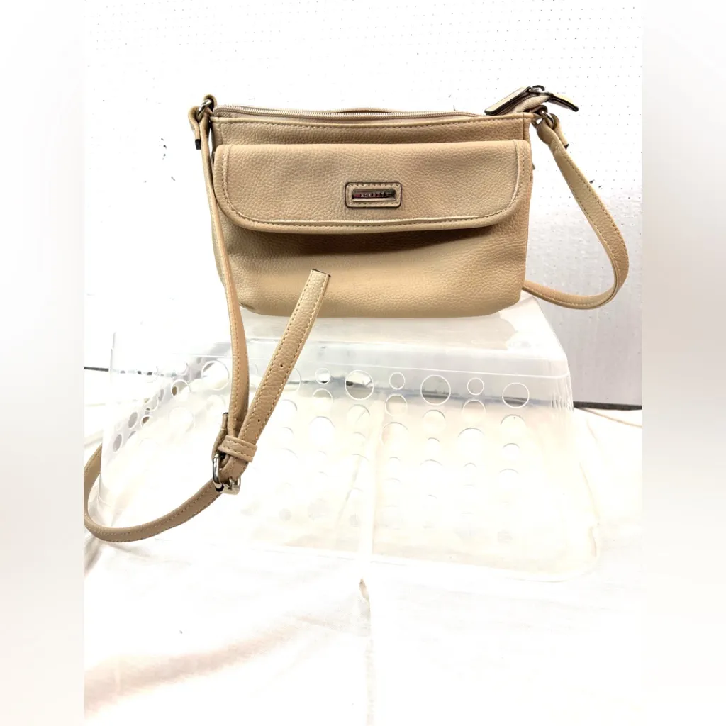 Rosetti Classic Pockets Beige Crossbody Bag - Image 9