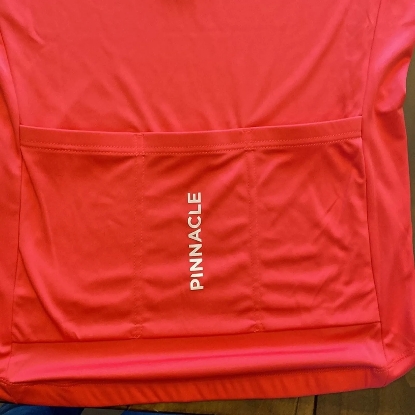 Pinnacle Womens‎ 8 Red Cycle Riding Gear MTB 1/4 Zip - Image 6