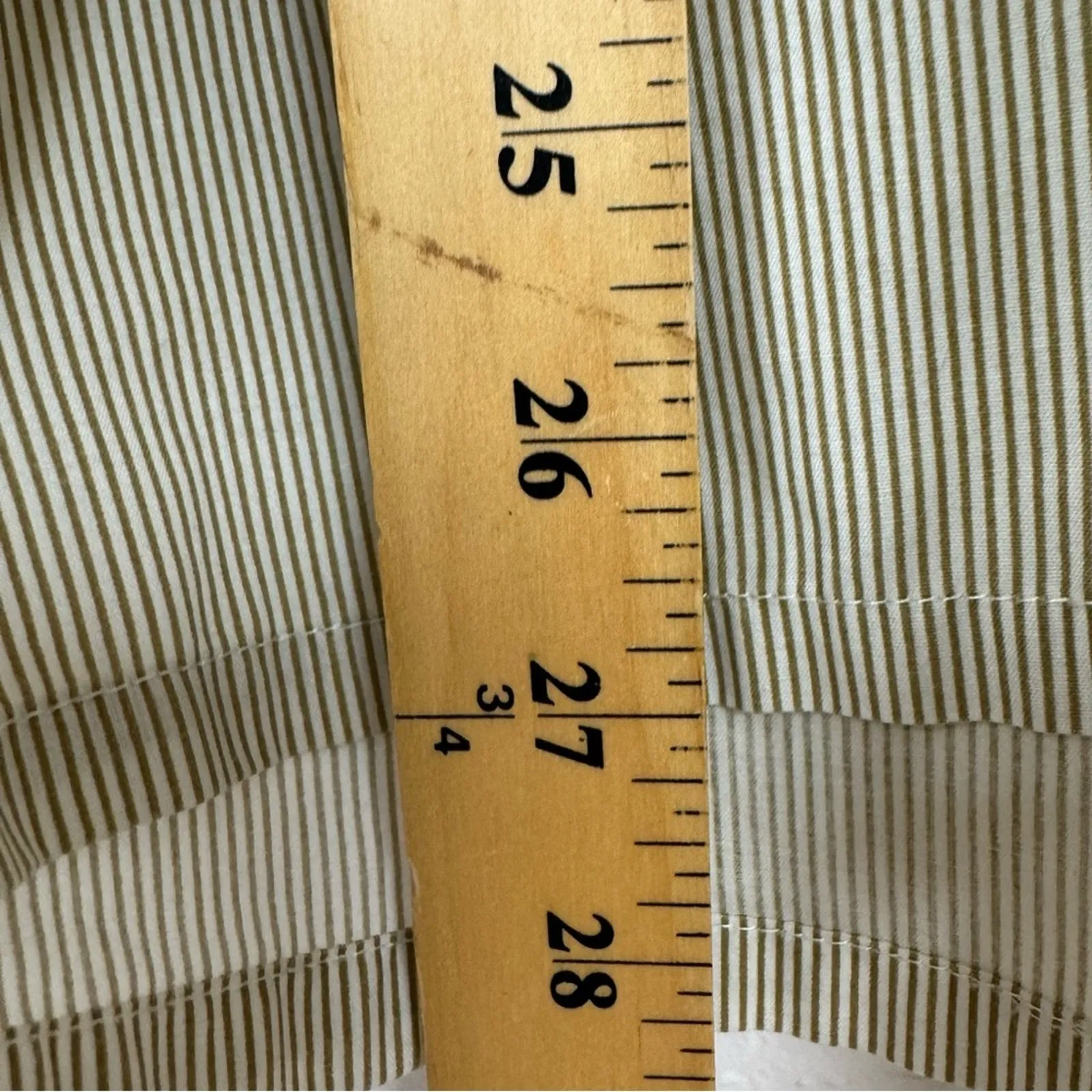 Vintage Hana Striped Giraffe Rhinestone Button Down Shirt Womens L Quirky Zoo Green Size L - Image 11