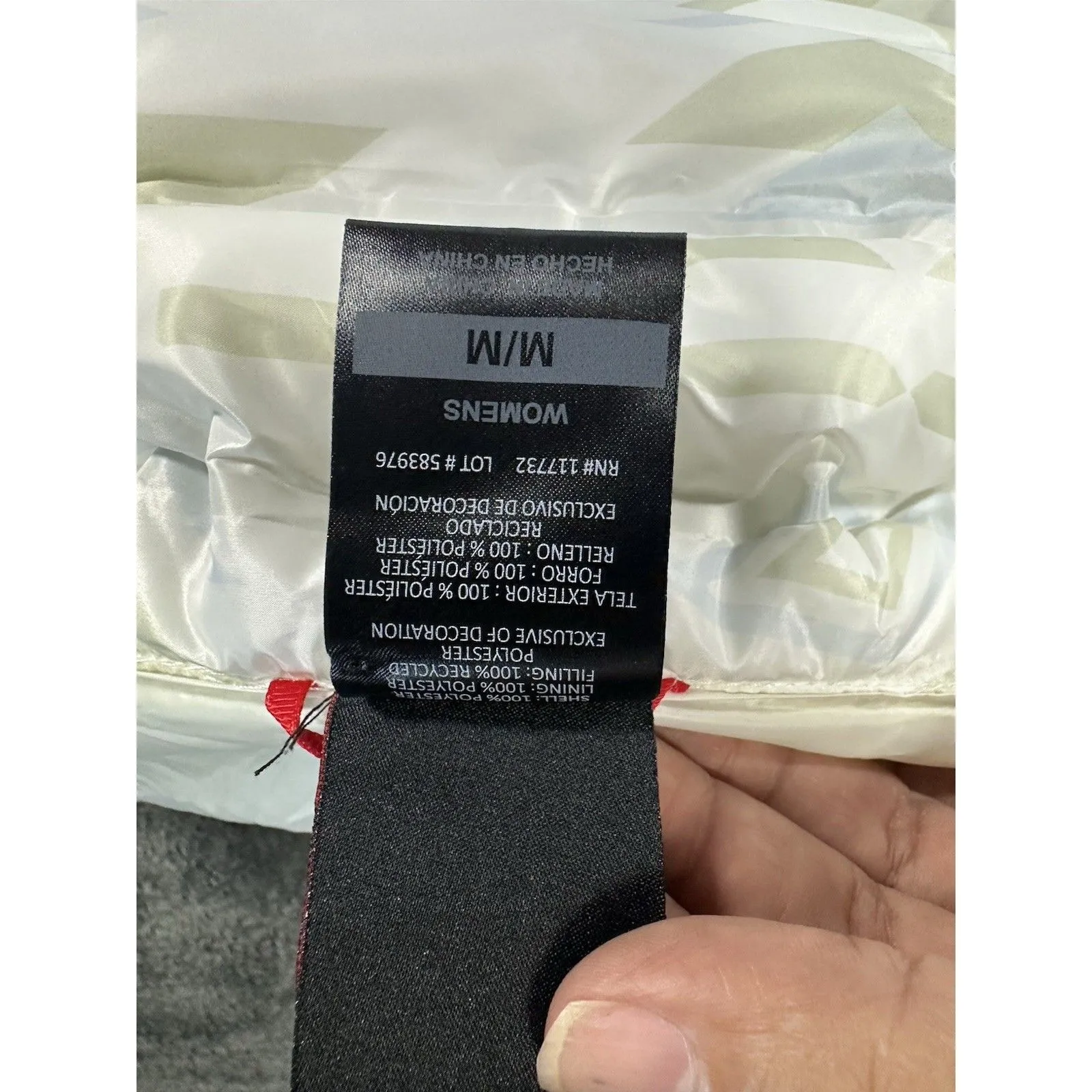 Gerry Puffer Vest Womens S White Puffy Quilted Jacket Size M Size M - Image 5