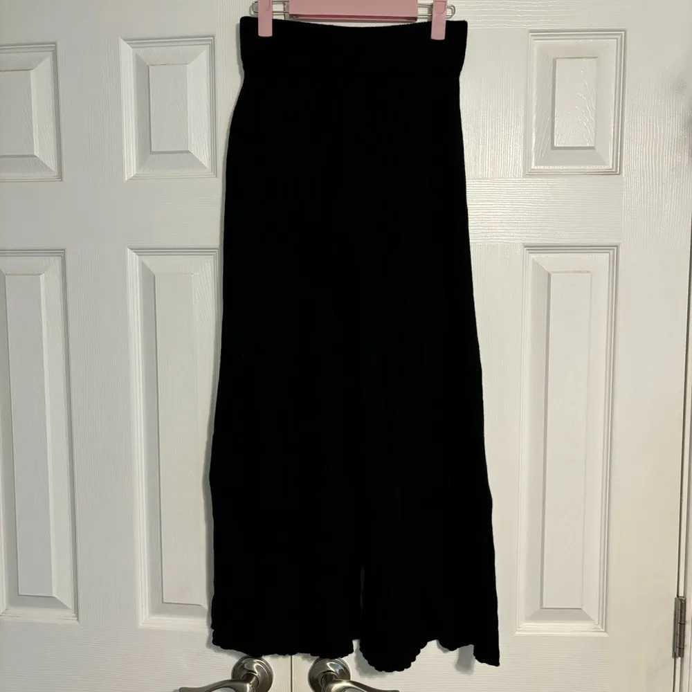 Roberto Collina Black Knit Ribbed Pants Size XS - Image 2
