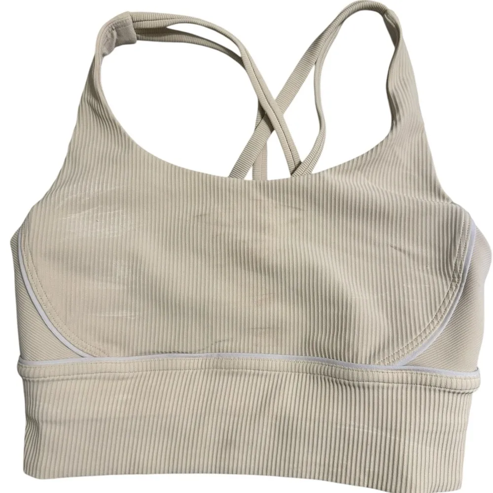 Lululemon Beige Sports Bras Size 4 Padded - Image 3