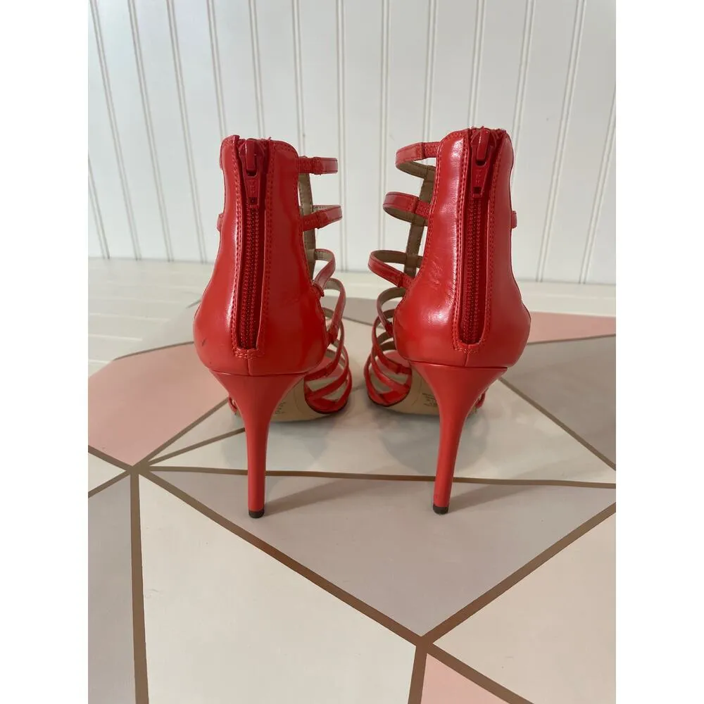 BCBGeneration Tangerine Gladiator Style Pumps Sandals Heels Womens Size 8.5 - Image 5