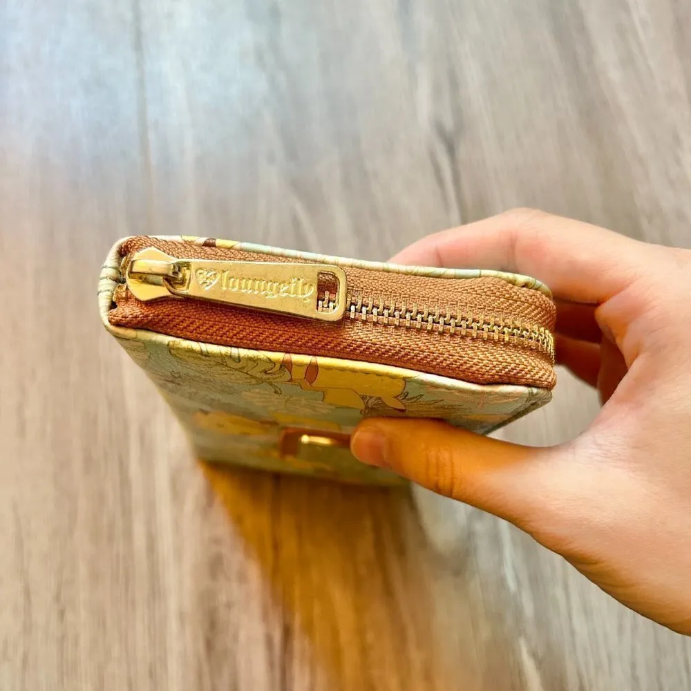 Loungefly Pokemon Pikachu Leaves Mint Zip Wallet RARE LIKE NEW - Image 6