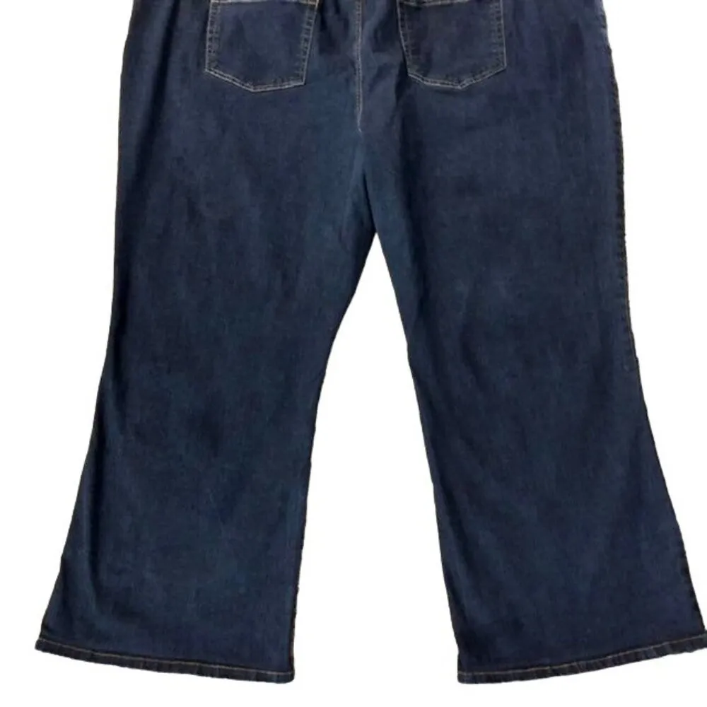 Woman Within Pull-On Jeans Womens 38W Used - Image 6