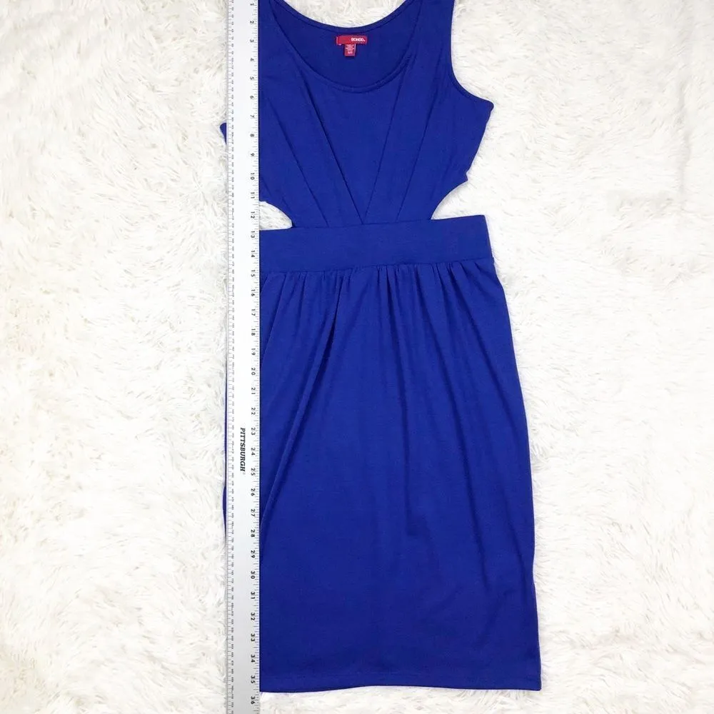 Bongo Bright‎ Blue Cutout Bodycon Dress Small - Image 3