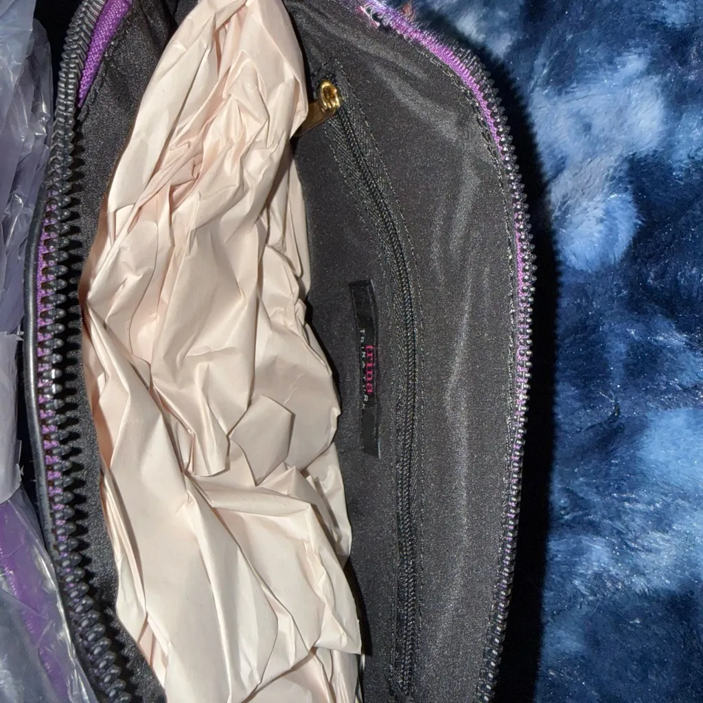 Trina Turk Vibrant Purple Crossbody Bag - Image 5