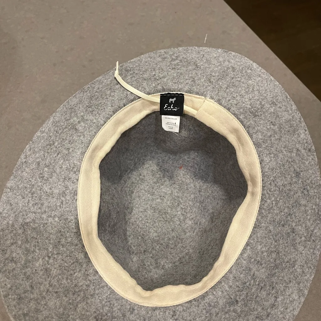 NEW WOOL GREY FEDORA HAT Gray - Image 5