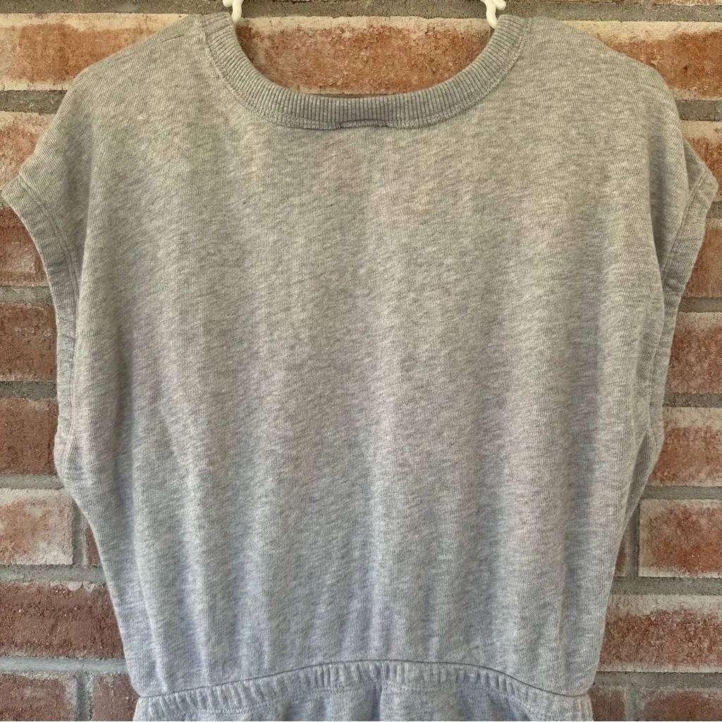 Offline Aerie Weekend Cutout Dress Sweatshirt Cotton Women’s Medium Heather Gray - Image 10