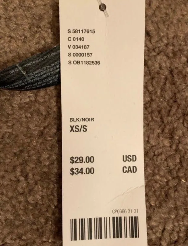 Black cropped Ribbed tank top - Image 3