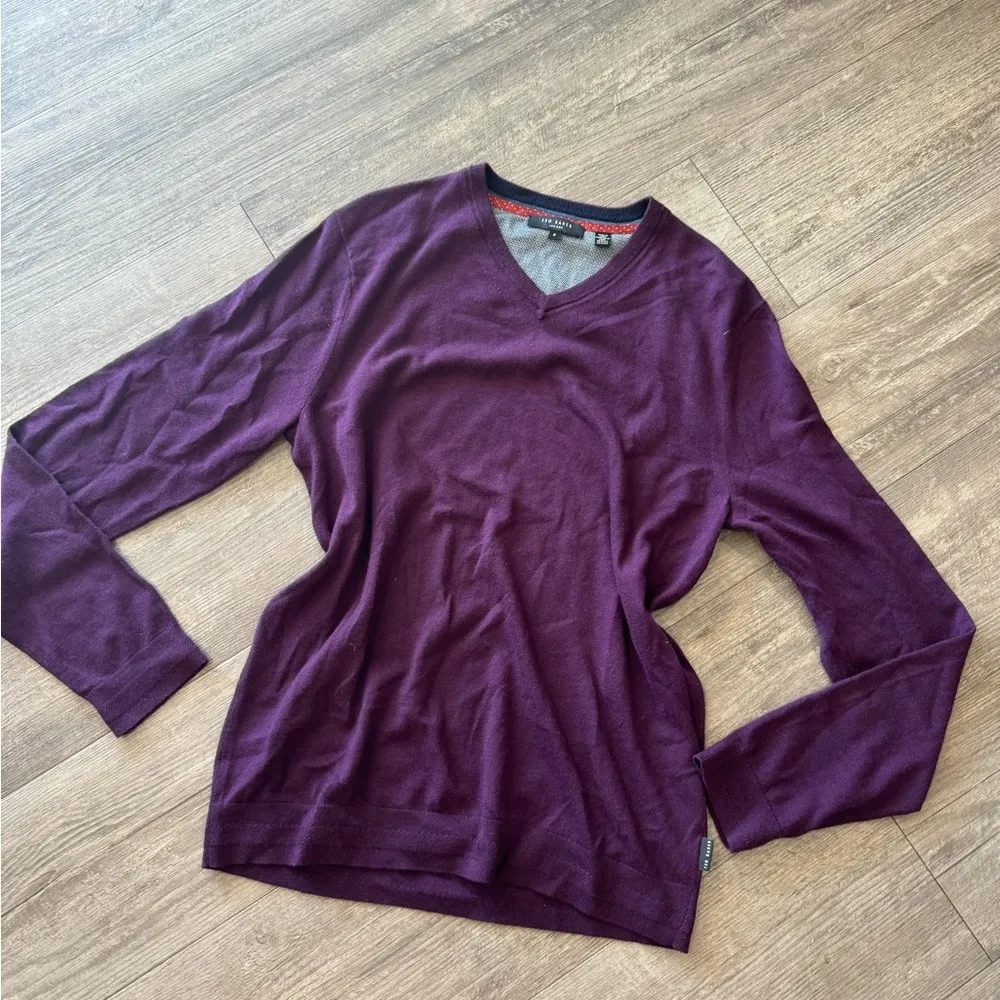 TED BAKER purple crew sweater 🌷 - Image 3