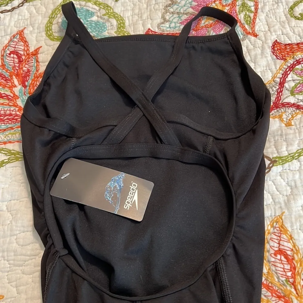 Speedo size 26 women's one piece swimsuit Prolt Super Pro Solid pull on - Image 8