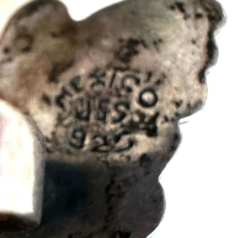 Vintage Taxco Sterling Silver Butterfly Ring w/ Tiger’s Eye – Signed JSS - Image 16