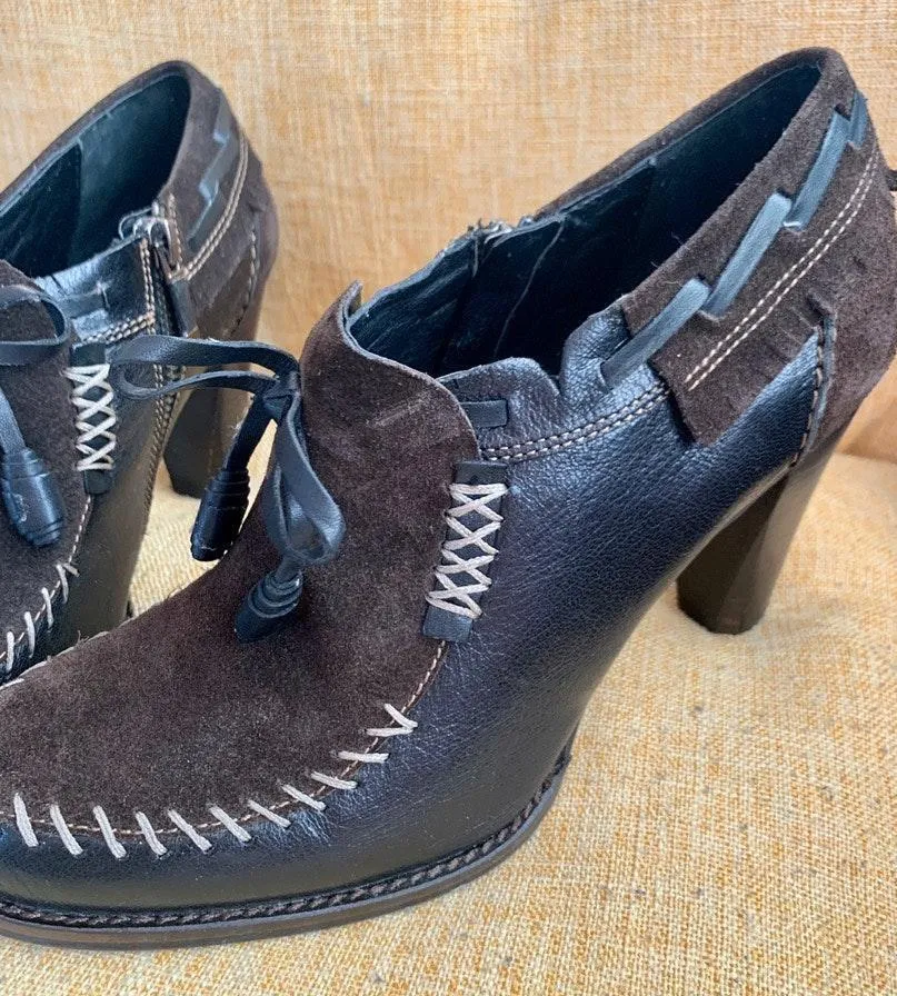 B Makowsky Heeled Loafer Shoe 8.5 - Image 4