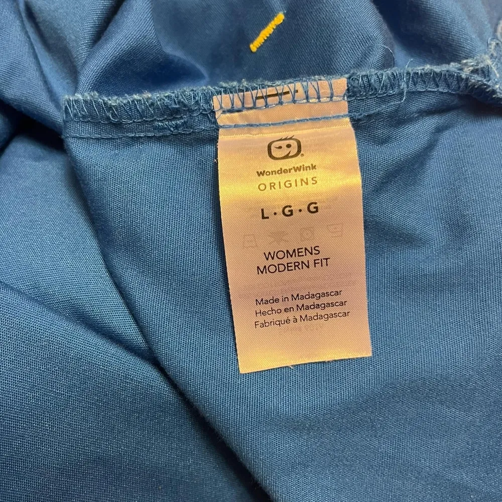 Wink Origins Women's The Bravo V-Neck Top #6016 in Royal Blue - Image 10