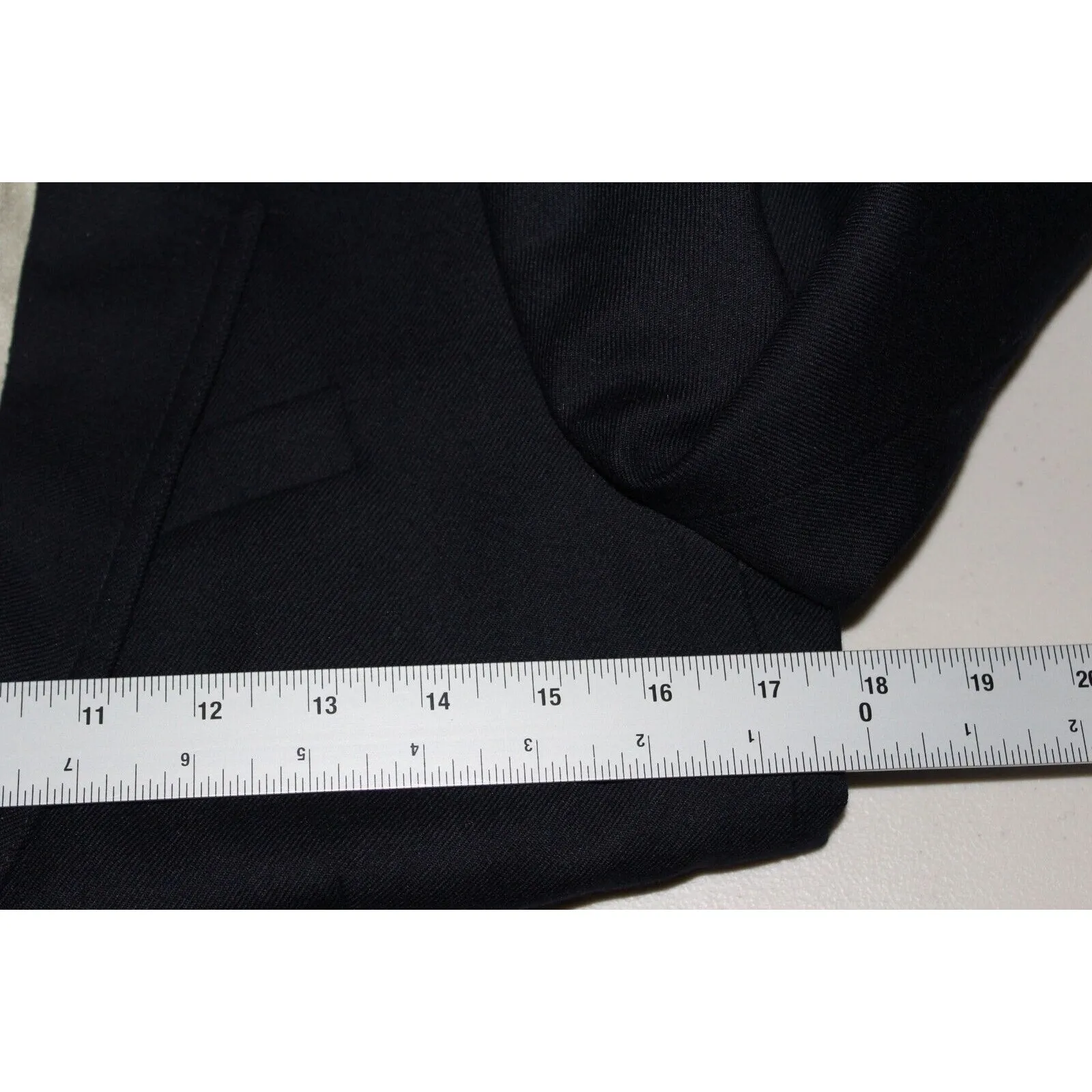 J Crew Blazer Schoolboy Wool‎ Navy Blue Long Sleeve Two Button Jacket Size 2 - Image 9