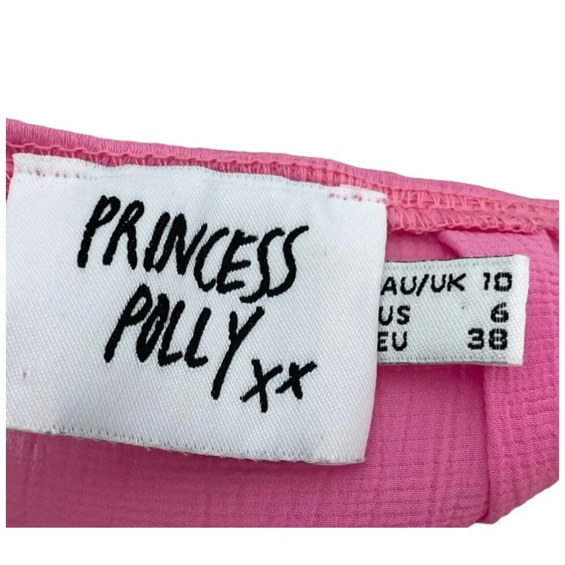 Princess Polly Ensley Bubble Gum Pink Mini Dress Size: 6 (Small) - Image 5