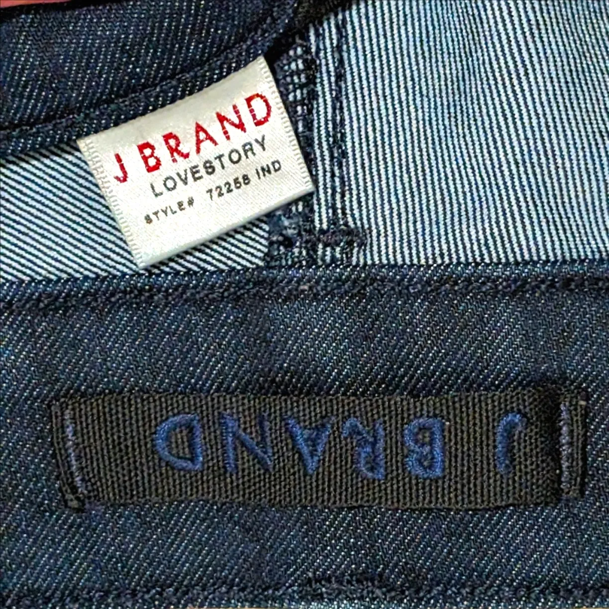J Brand Jeans Womens 26 Lovestory Flare Trouser Stretch Premium‎ Denim Made USA - Image 3