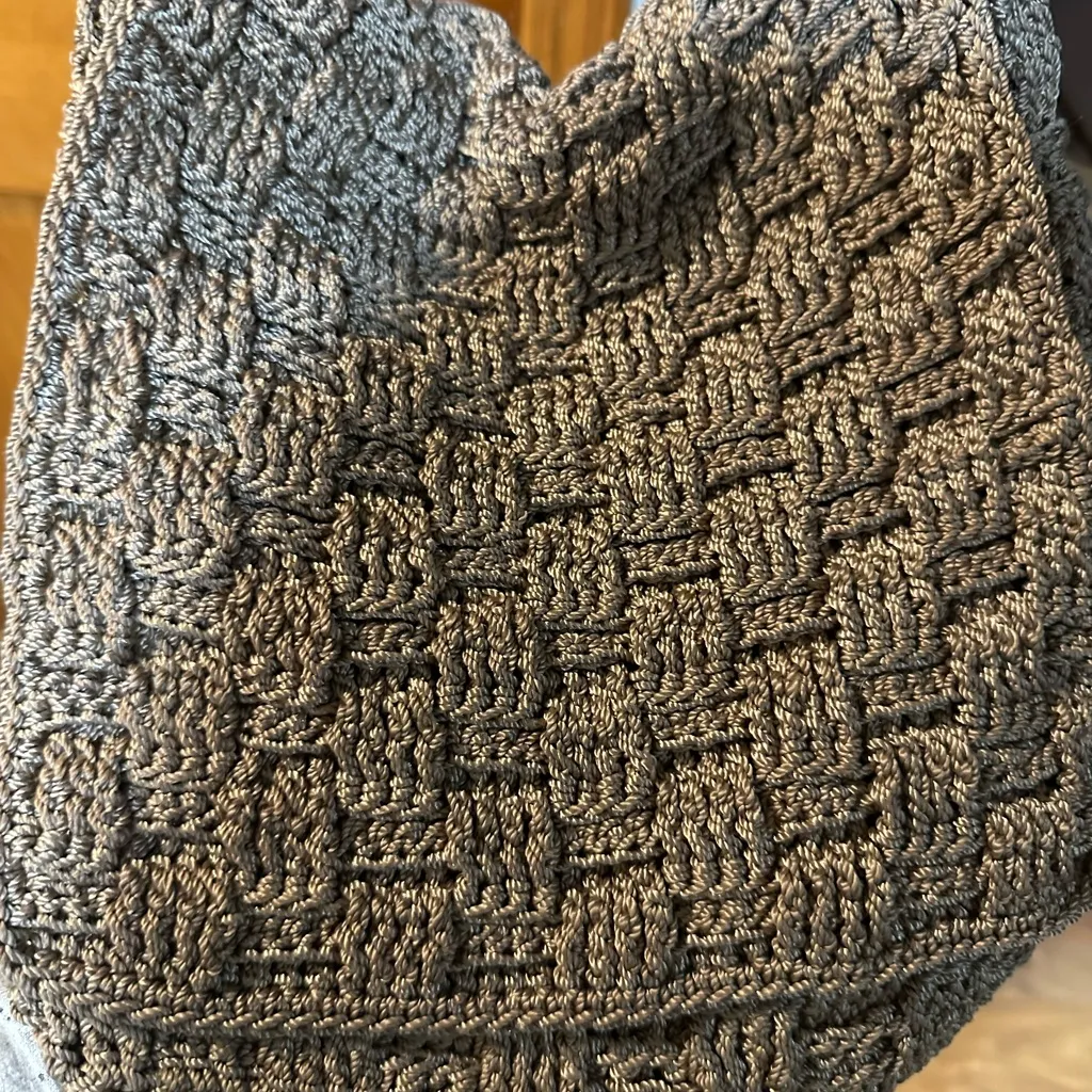 The Sak Brown Crochet Crossbody Bag - Image 2