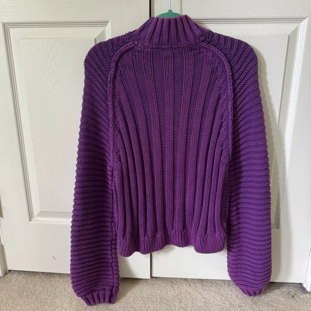 Free People Sweetheart Sweater in Glowing Orchid - Image 8
