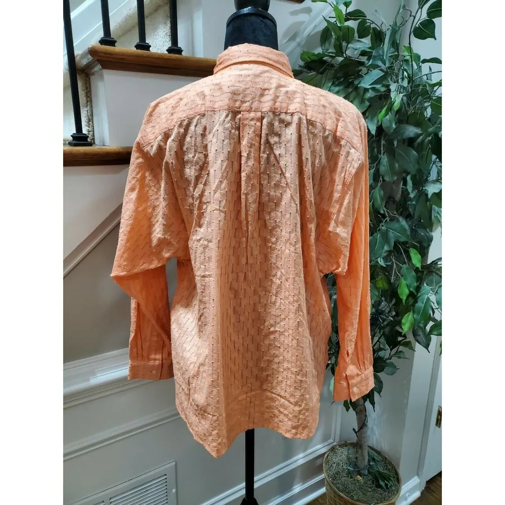 Loft Women's 100% Cotton Long Sleeve Collared Button Down Casual Shirt Medium - Image 6