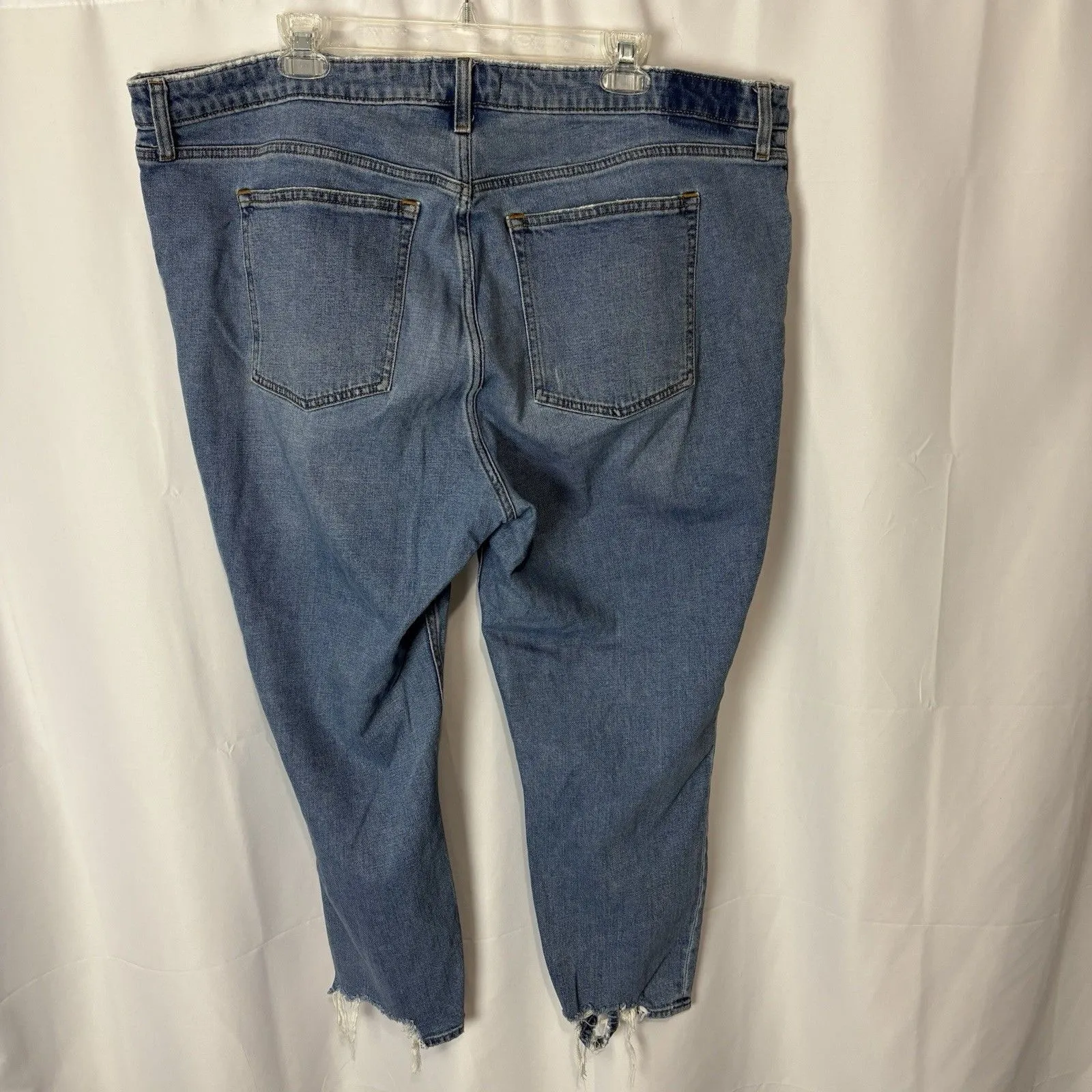 Abercrombie & Fitch Curve Love Skinny Ankle High Rise Denim Jeans Women's 35 20R - Image 6