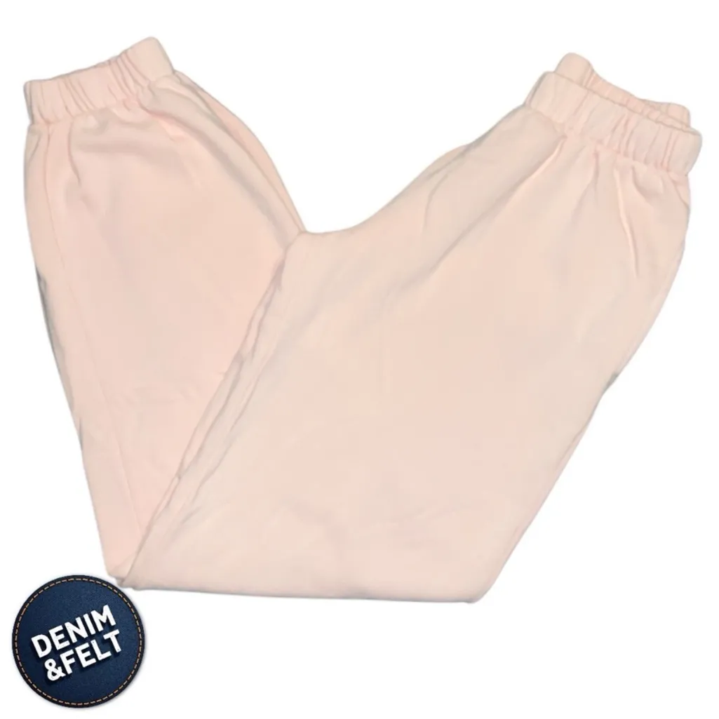 Women's Brandy Melville Pink Jogger Pants - Image 3