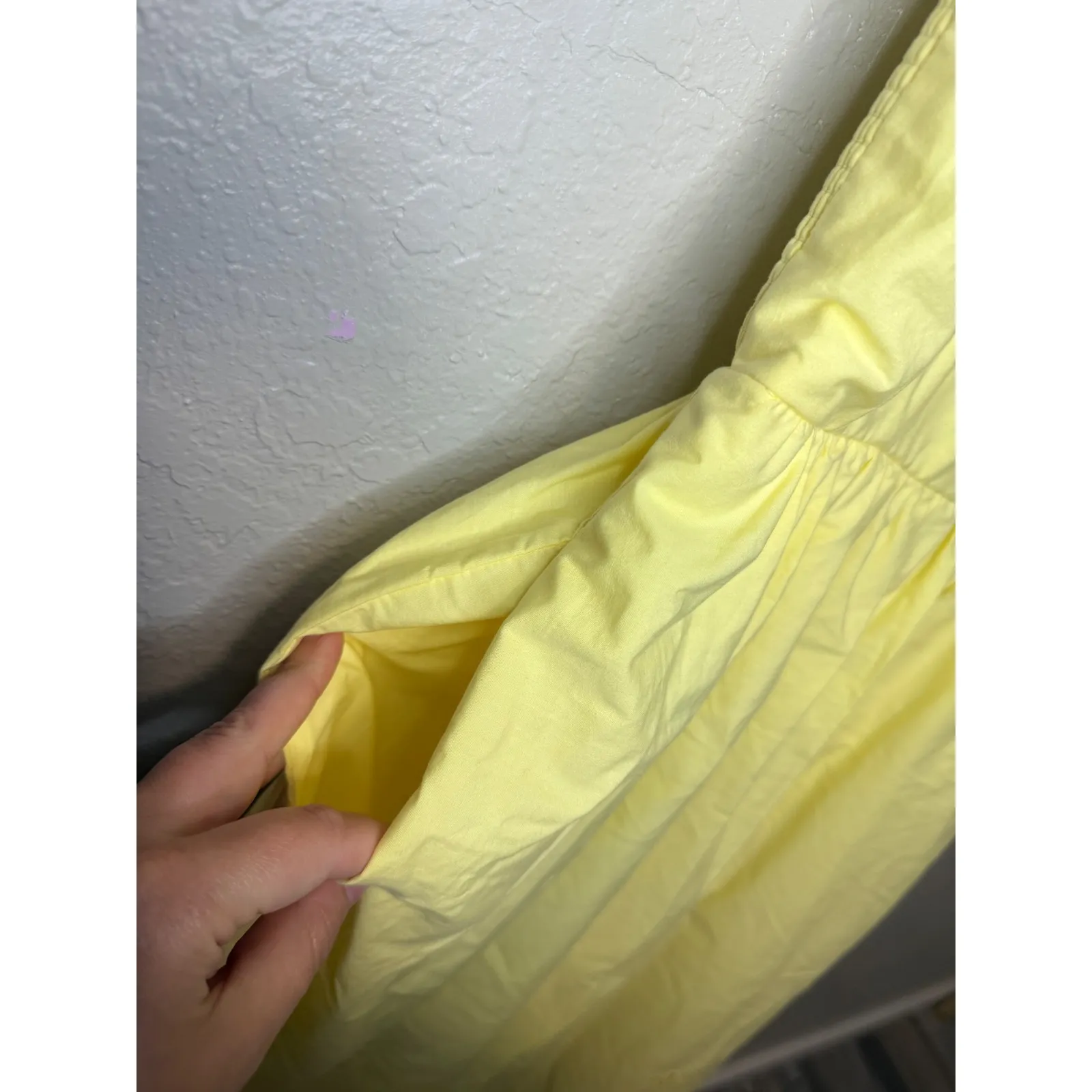 Calypso St. Barth Yellow Eyelet Dress Sleeveless Maxi with Pockets - Image 7