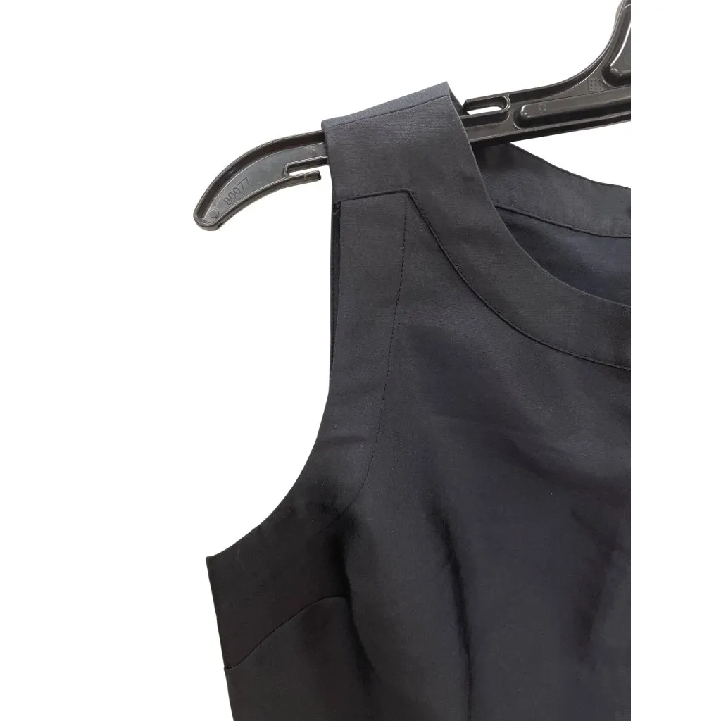 Vineyard Vines Womens black cotton silk Sleeveless Top Size 6 SKU 8421 - Image 3