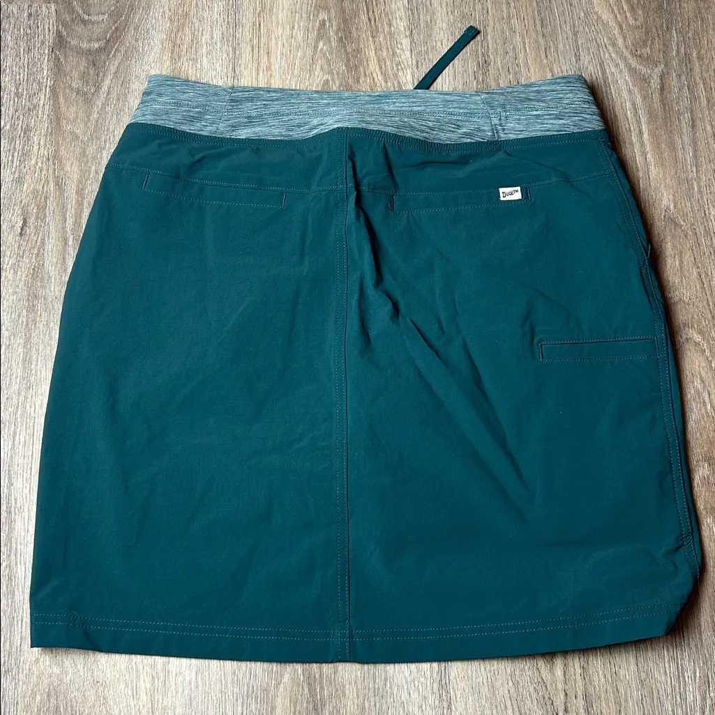 Duluth Hybrid Knit Waistband Skorts with Pockets Size 12 Green - Image 11