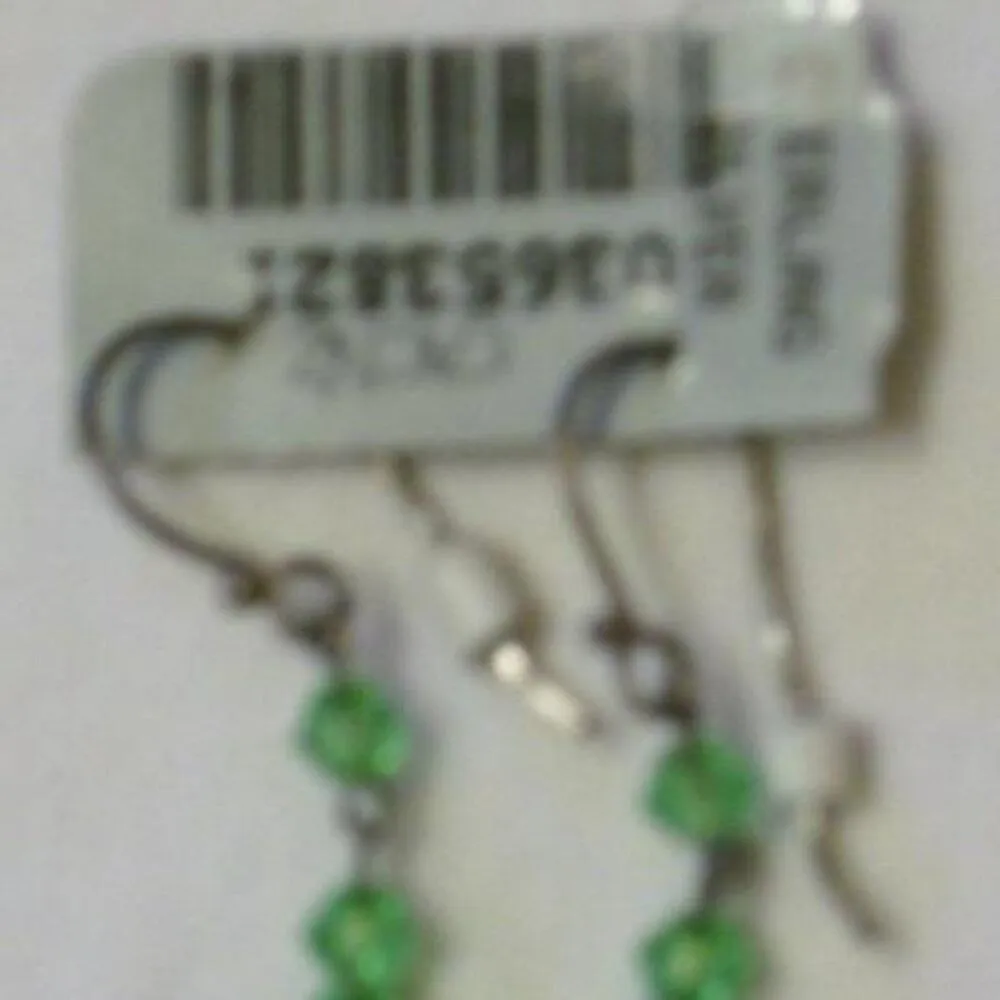 Cache Earring Rhinestone Faceted Green Gemstone Crystals NWT Dangle Event $21 - Image 2