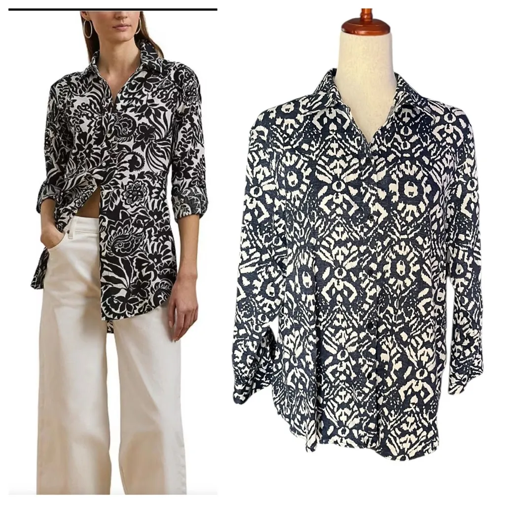 Lauren Ralph Lauren Floral Print Point Collar Long Sleeve Shirt
$125.00 - Image 2