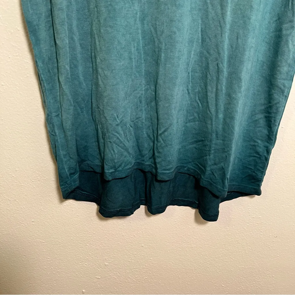 Cable & Gauge Sport V-Neck T-Shirt Turquoise Mineral Wash M - Image 5