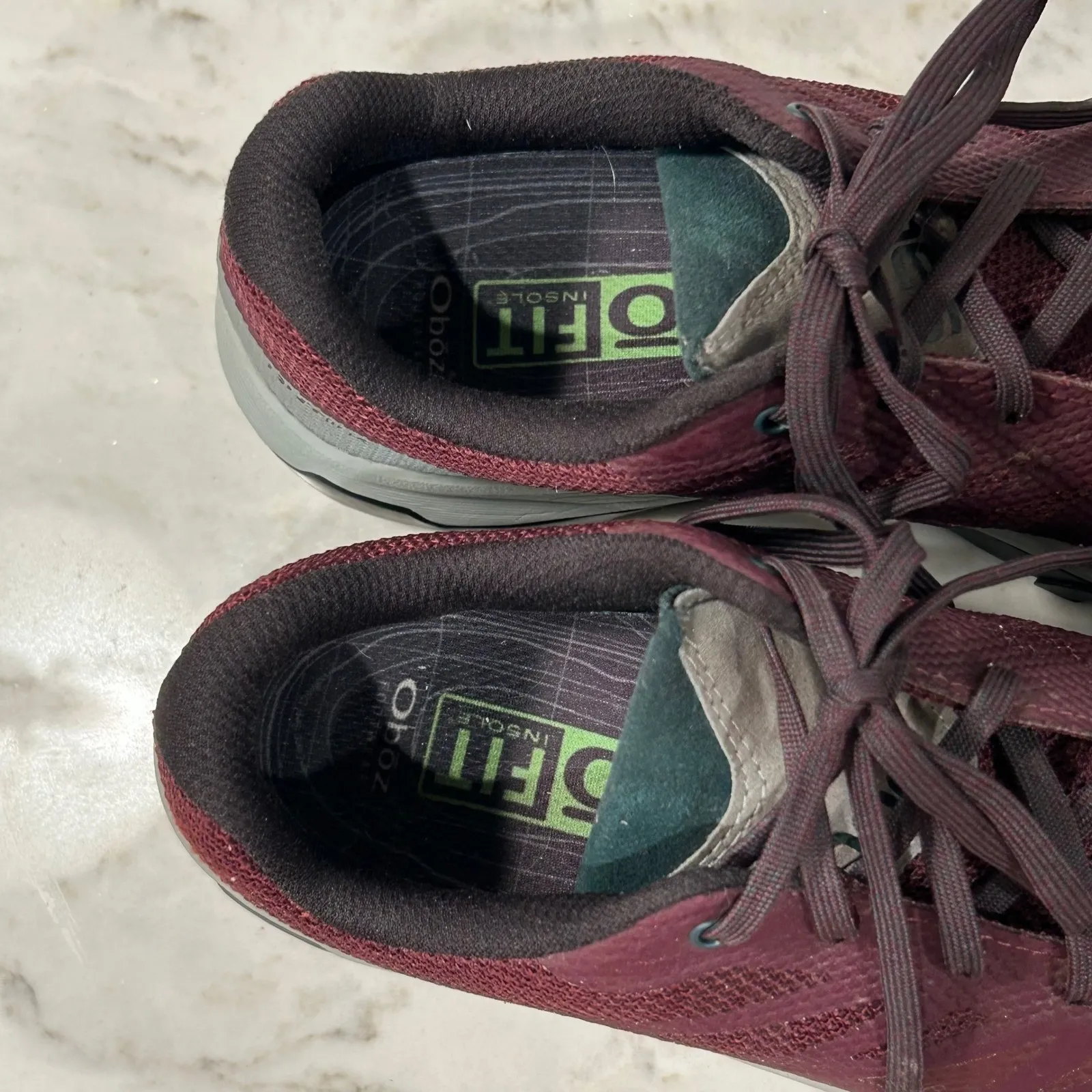 Salomon OUTline GTX Hiking Trail Running Shoes Womens Size 8 Burgundy Contragrip - Image 8