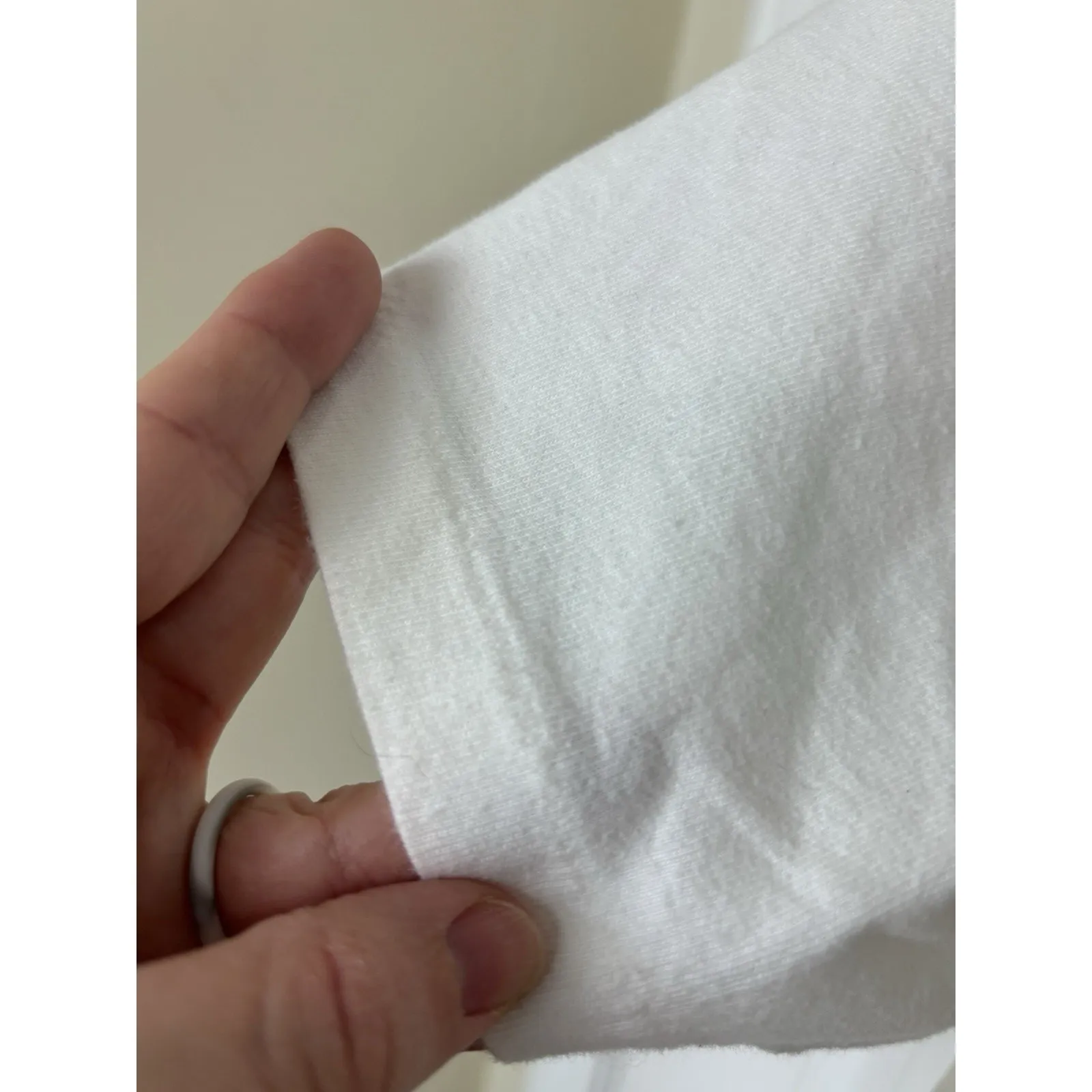 Vtg 90s Hanes Beefy Single Stitch White Seashell T-Shirt Size Small Beach Travel - Image 4