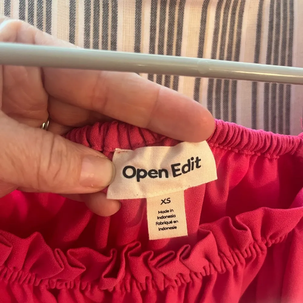 Chic Pink Smocked 3/4 Sleeve Blouse - Image 3