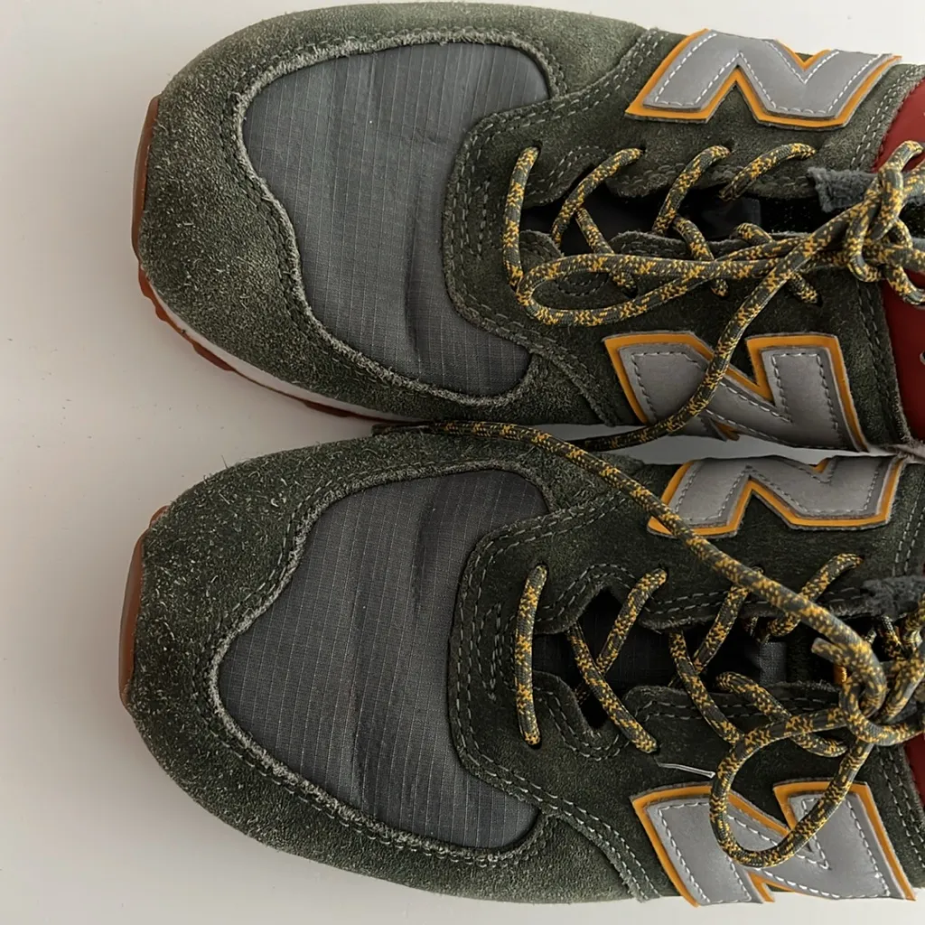 New Balance Green and Red Sneakers Size US 5 UK 4.5 EU 37.5 - Image 4