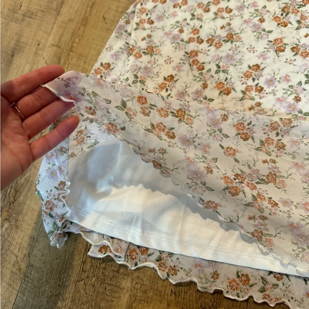 No Comment floral mini dress - Image 3