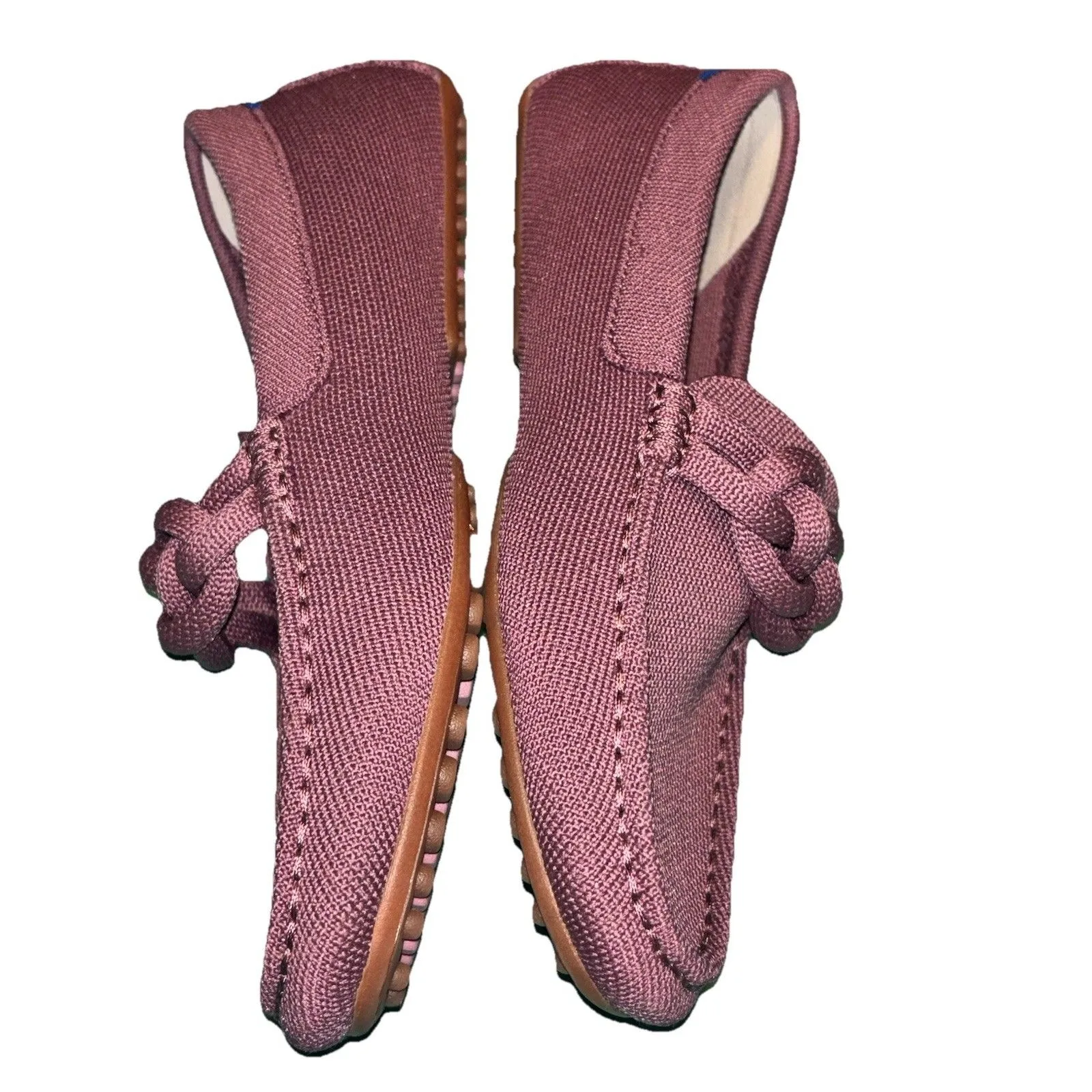 Rothy’s Braided Driver Loafer Mauve 8.5 pink/rose Mauve (No Box ) Pink - Image 4