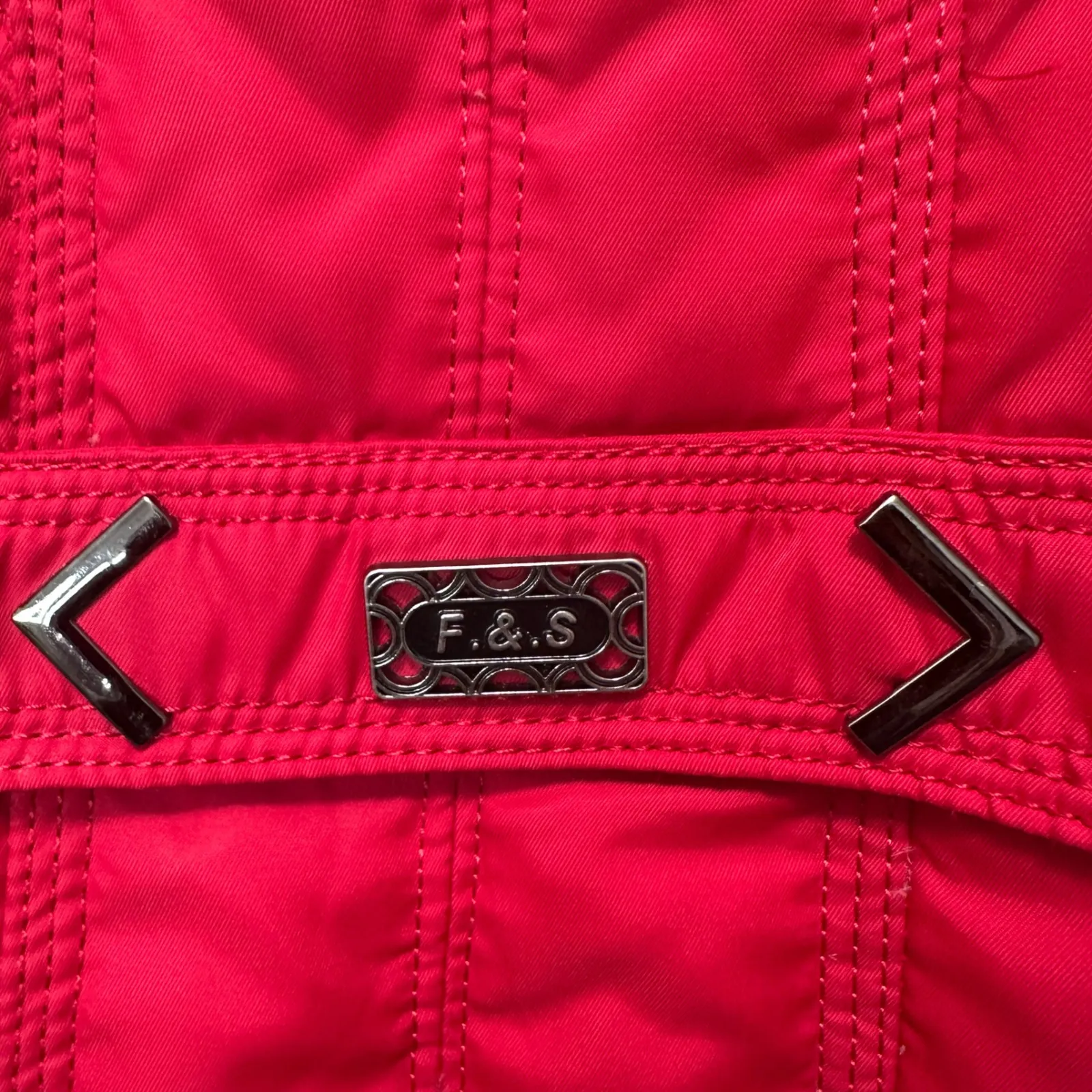 Down Long Coat Red Puffer Parka Jacket - Image 6