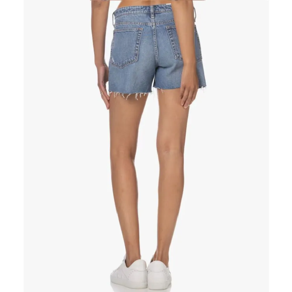 rag & bone Women's Size 31 Blue Dre Low-rise Denim Cut Off Shorts NWT - Image 2