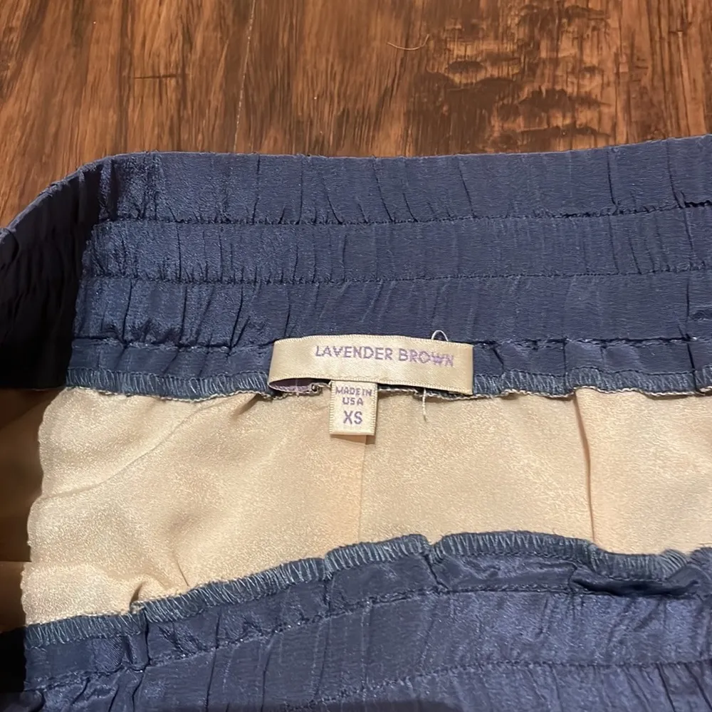 Lavender Brown Shorts Denim Blue - Image 4