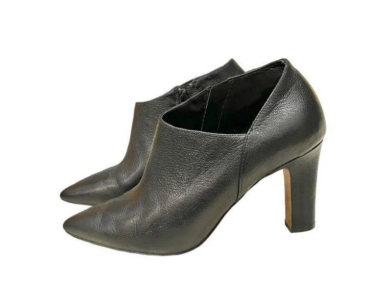 Cole Haan Vestry Leather Dress Pump Shooties Black Heeled Womens - Image 2