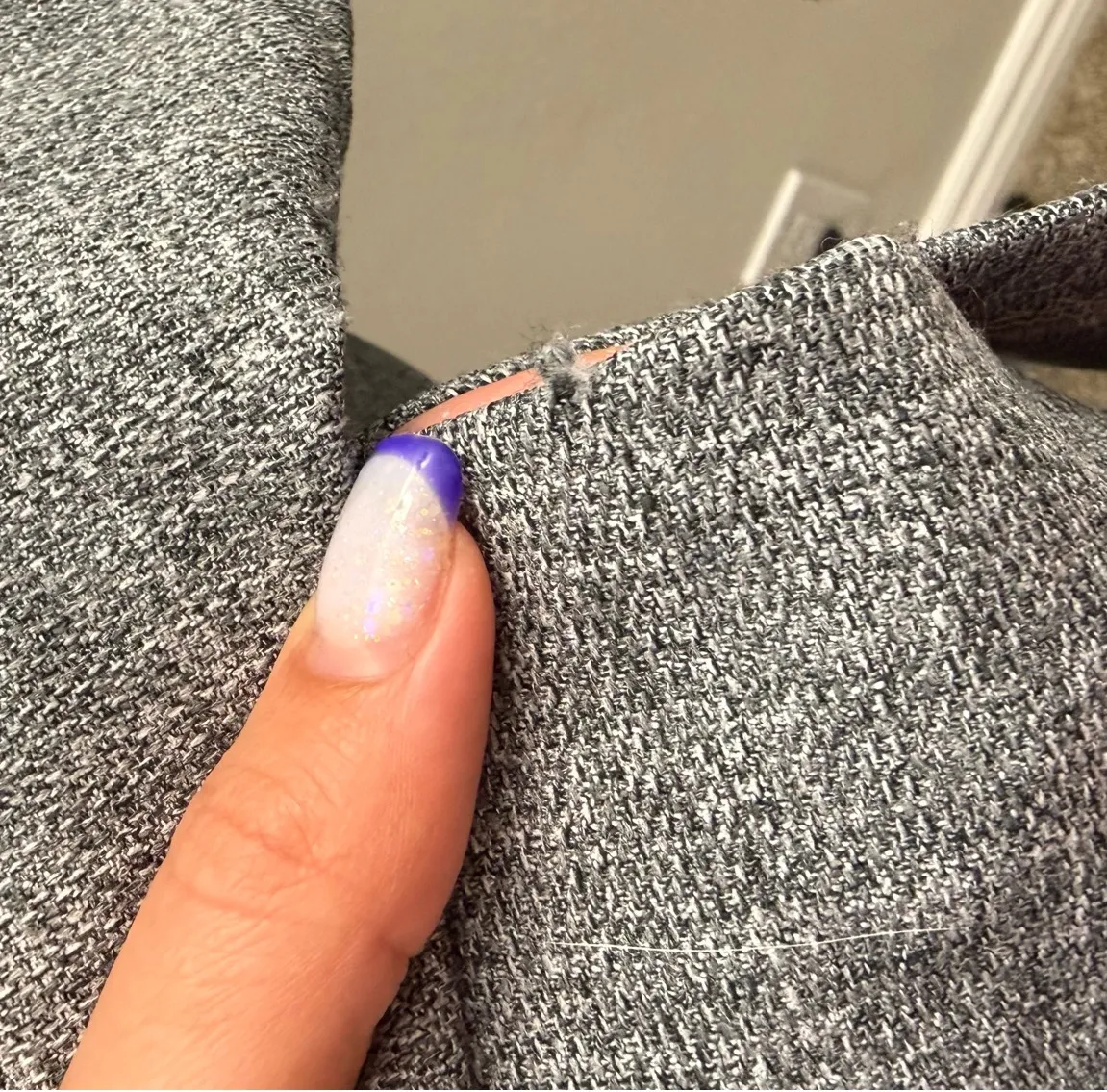 Stradivarius Gray Open Front Blazer - Image 6